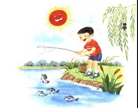 看图写话辅导及范文(二)助人为乐、雨伞该给谁、钓鱼